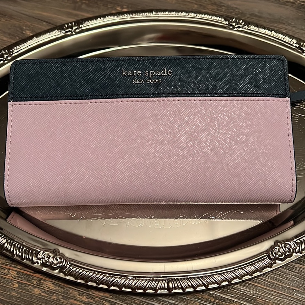 Vintage, Kate Spade, Slim Bifold Wallet